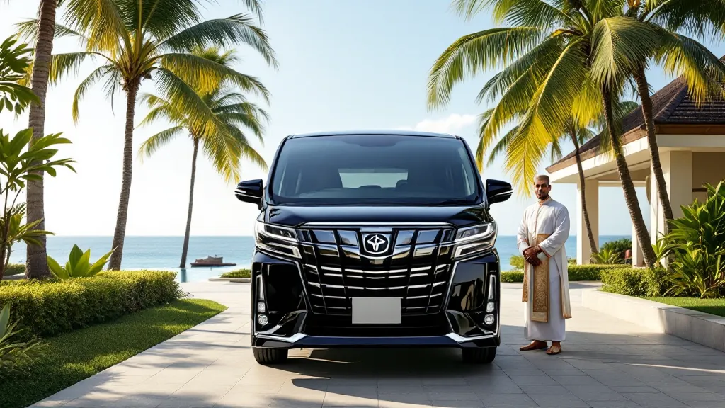 Family MPV with Balinese driver