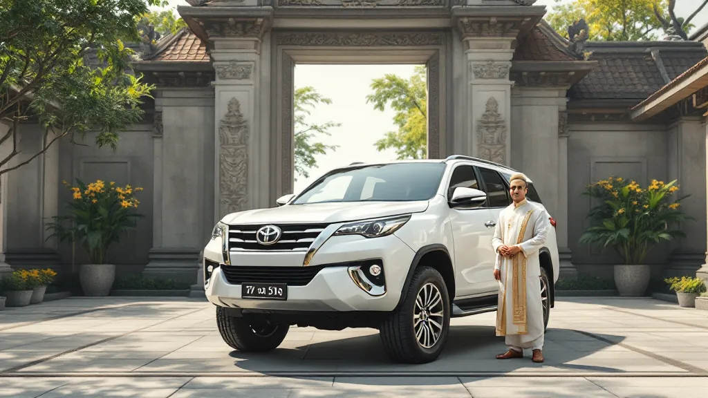SUV with Balinese driver
